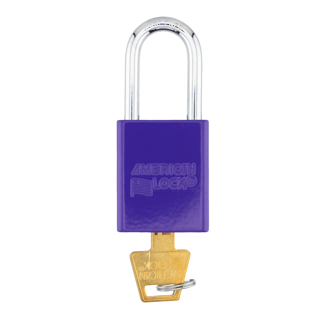 American Lock A1106PCPRP - Powder Coated Purple Aluminum Safety Padlock