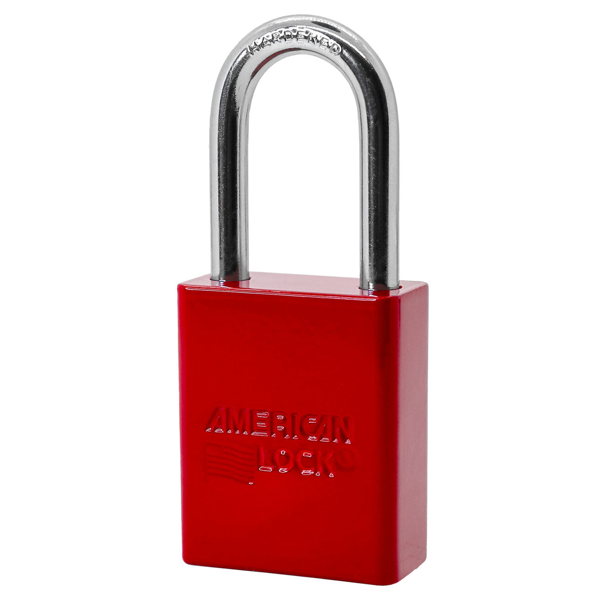 American Lock A1106PC - Powder Coated Aluminum Safety LOTO Padlock, 1-1/2" Wide with 1-1/2" Tall Shackle