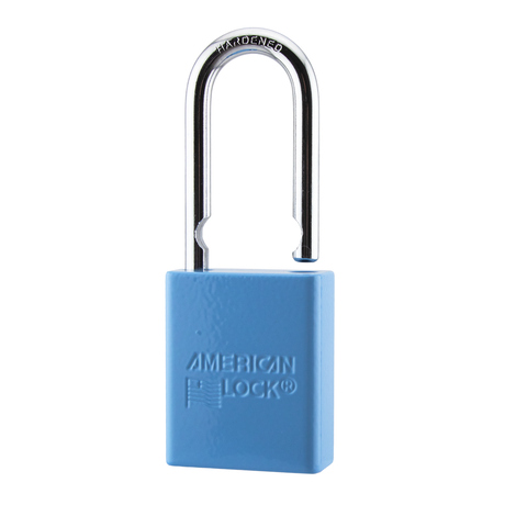 American Lock A1106PCSKY - Powder Coated Sky Aluminum Safety Padlock - Blue Padlocks PCSKY