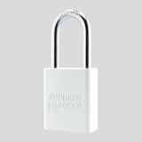 American Lock A1106PCWHT - Powder Coated White Aluminum Safety Padlock