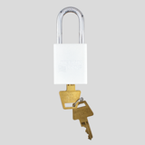 American Lock A1106PCWHT - Powder Coated White Aluminum Safety Padlock
