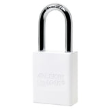 American Lock A1106PC - Powder Coated Aluminum Safety LOTO Padlock, 1-1/2" Wide with 1-1/2" Tall Shackle