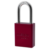 American Lock A1106PC - Powder Coated Aluminum Safety LOTO Padlock, 1-1/2" Wide with 1-1/2" Tall Shackle