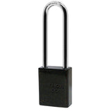 American Lock A1107PC - Powder Coated Aluminum Safety LOTO Padlock, 1-1/2" Wide with 3" Tall Shackle