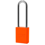 American Lock A1107PC - Powder Coated Aluminum Safety LOTO Padlock, 1-1/2" Wide with 3" Tall Shackle