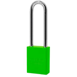 American Lock A1107PC - Powder Coated Aluminum Safety LOTO Padlock, 1-1/2" Wide with 3" Tall Shackle