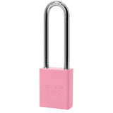 American Lock A1107PC - Powder Coated Aluminum Safety LOTO Padlock, 1-1/2" Wide with 3" Tall Shackle