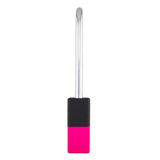 A1107PCBGRP-NPNK - Dual Color Powder Coated Black Grip & Neon Pink Aluminum Safety Padlock