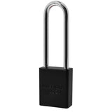 American Lock A1107PC - Powder Coated Aluminum Safety LOTO Padlock, 1-1/2" Wide with 3" Tall Shackle