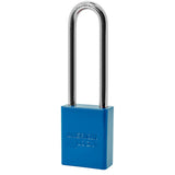 American Lock A1107PC - Powder Coated Aluminum Safety LOTO Padlock, 1-1/2" Wide with 3" Tall Shackle