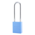 American Lock A1107PCSKY - Powder Coated Sky Aluminum Safety LOTO Padlock, 1-1/2" Wide with 3" Tall Shackle