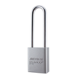 American Lock A1107PCSLV - Powder Coated Silver Aluminum Safety LOTO Padlock, 1-1/2" Wide with 3" Tall Shackle