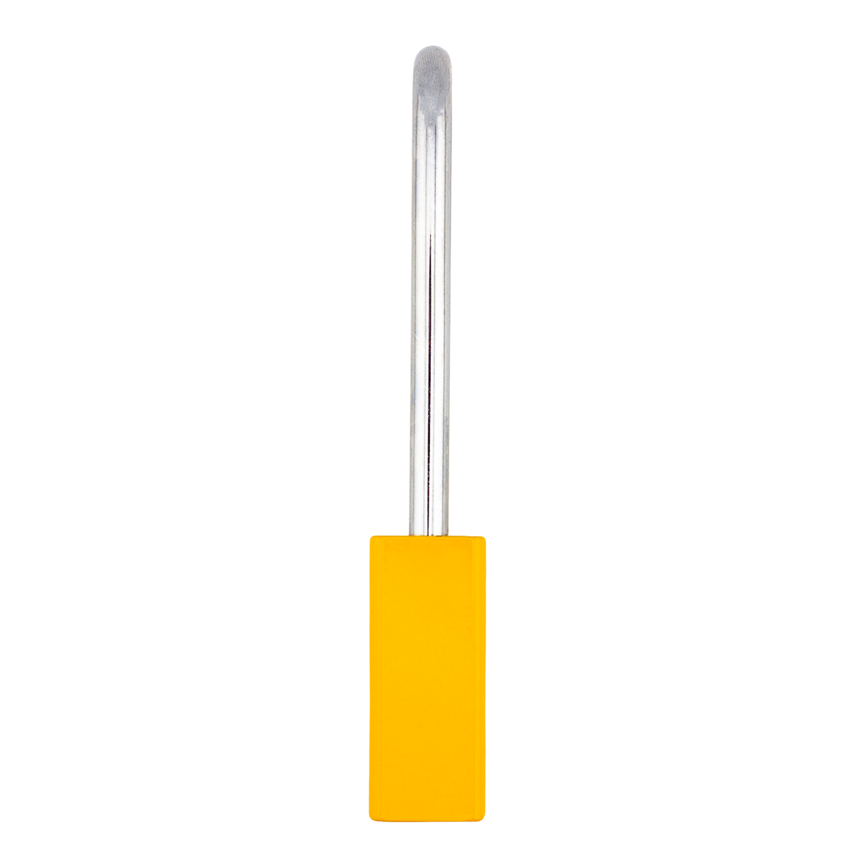 American Lock A1107PCYLW - Powder Coated Yellow Aluminum Safety LOTO Padlock, 1-1/2" Wide with 3" Tall Shackle