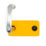 American Lock A1107PCYLW - Powder Coated Yellow Aluminum Safety LOTO Padlock, 1-1/2" Wide with 3" Tall Shackle