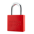 American Lock A1305PCRED Solid Aluminum Rekeyable Padlock 2" Wide Powder Coated Red