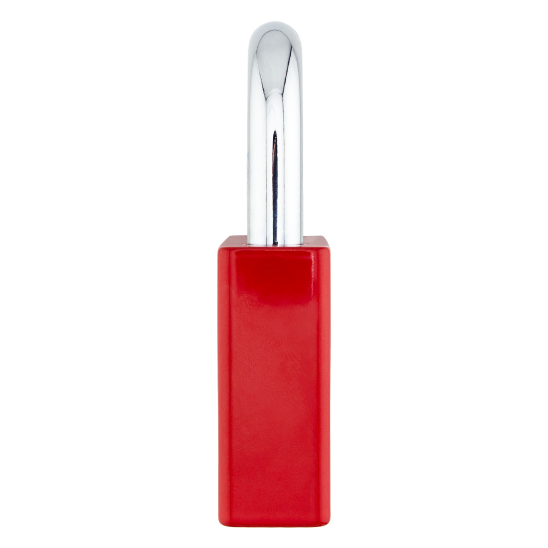 American Lock A1305PCRED Solid Aluminum Rekeyable Padlock 2" Wide Powder Coated Red