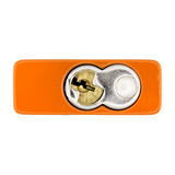 American Lock A1306PCORJ 2" Powder Coated Orange Solid Aluminum Rekeyable Padlock with 2" Shackle
