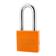 American Lock A1306PCORJ 2" Powder Coated Orange Solid Aluminum Rekeyable Padlock with 2" Shackle