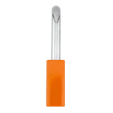 American Lock A1306PCORJ 2" Powder Coated Orange Solid Aluminum Rekeyable Padlock with 2" Shackle
