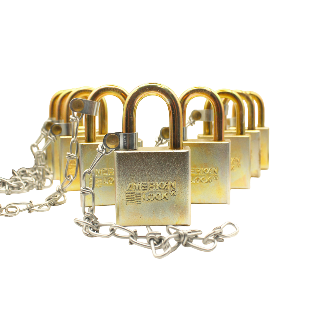 American Lock A5200 Keyed Alike - Solid Steel Key Retaining Padlock 1-3/4in (44mm) Wide