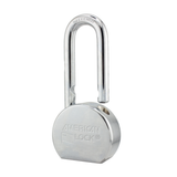 American Lock A701 2-1/2" Solid Steel Rekeyable Padlock, Chrome Plated, with 2" Shackle