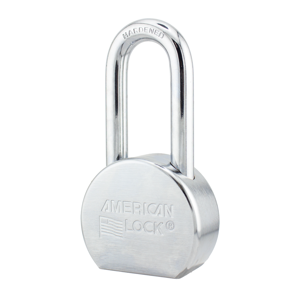 American Lock A701 2-1/2" Solid Steel Rekeyable Padlock, Chrome Plated, with 2" Shackle