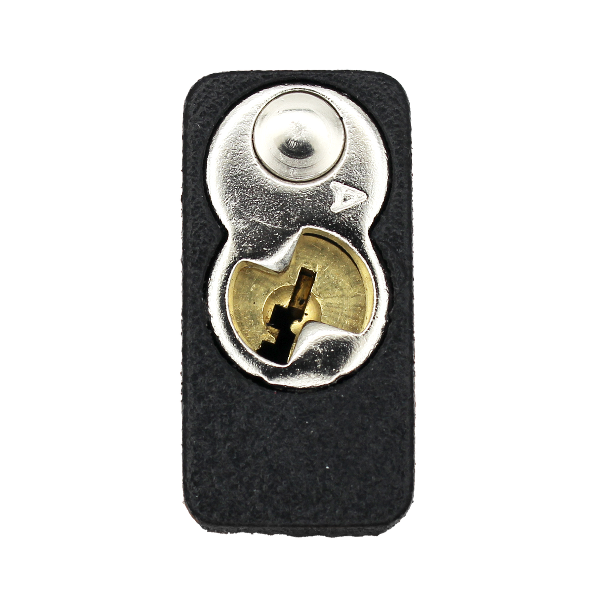 American Lock A1106PCBGRP - Powder Coated Black Grip Aluminum Safety LOTO Padlock, 1-1/2" Wide with 1-1/2" Tall Shackle