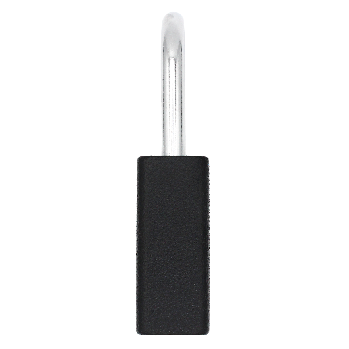 American Lock A1106PCBGRP - Powder Coated Black Grip Aluminum Safety LOTO Padlock, 1-1/2" Wide with 1-1/2" Tall Shackle
