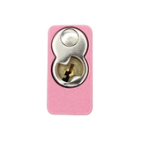 American Lock A1106PCBGM - Powder Coated Bubblegum Aluminum Safety LOTO Padlock, 1-1/2" Wide with 1-1/2" Tall Shackle