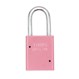 American Lock A1106PCBGM - Powder Coated Bubblegum Aluminum Safety LOTO Padlock, 1-1/2" Wide with 1-1/2" Tall Shackle