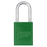 American Lock A1106PCGRN - Powder Coated Green Aluminum Safety LOTO Padlock, 1-1/2" Wide with 1-1/2" Tall Shackle