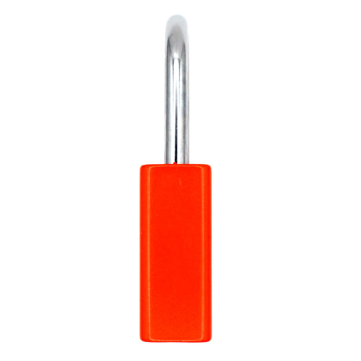 American Lock A1106PCNORJ - Powder Coated Neon Orange Aluminum Safety LOTO Padlock, 1-1/2" Wide with 1-1/2" Tall Shackle