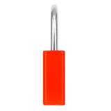 American Lock A1106PCNORJ - Powder Coated Neon Orange Aluminum Safety LOTO Padlock, 1-1/2" Wide with 1-1/2" Tall Shackle