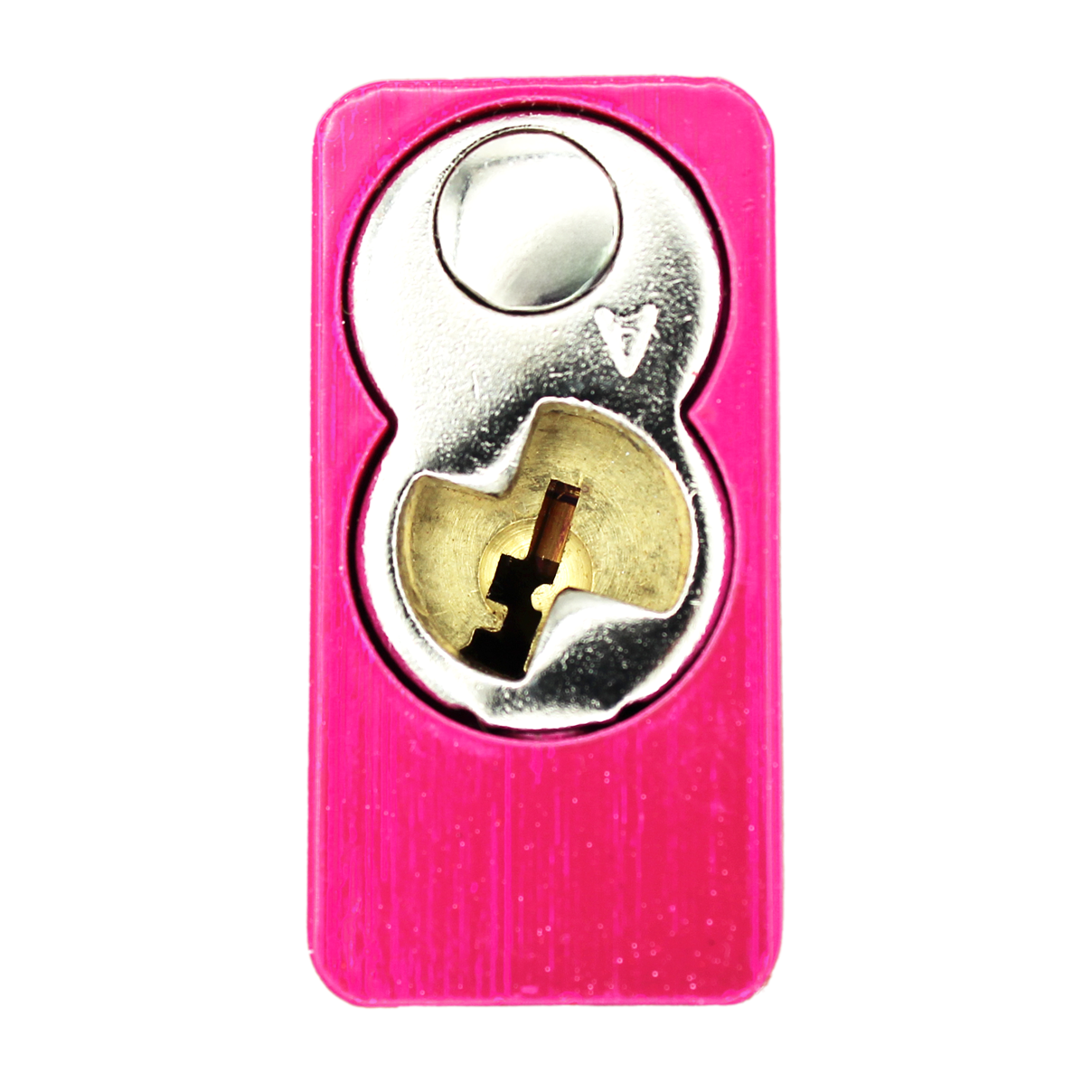 American Lock A1106PCNPNK - Powder Coated Neon Pink Aluminum Safety LOTO Padlock, 1-1/2" Wide with 1-1/2" Tall Shackle
