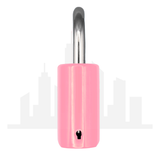 Master Lock 176 Powder Coated Bubblegum Resettable Combination Brass Padlock