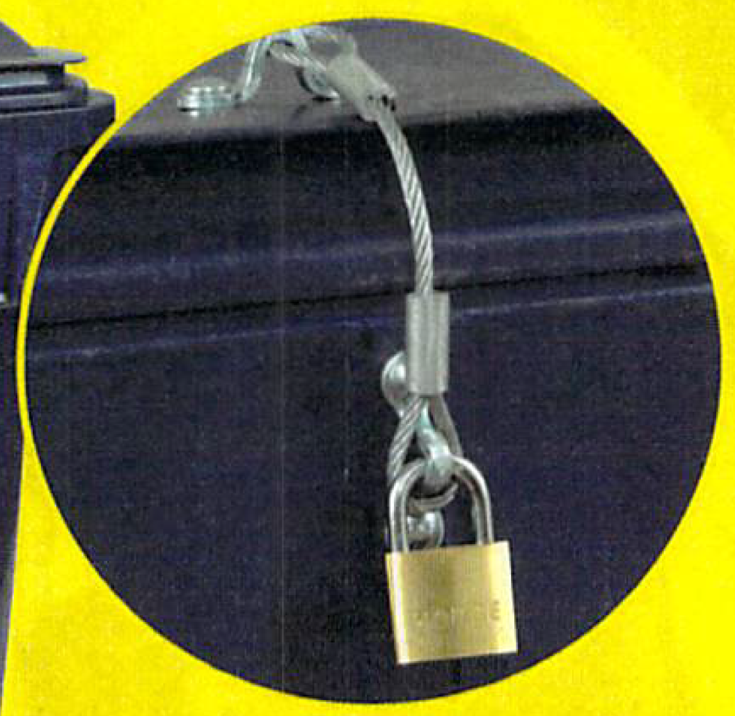 500400 City Lock™ General Security Cable Kart Lock