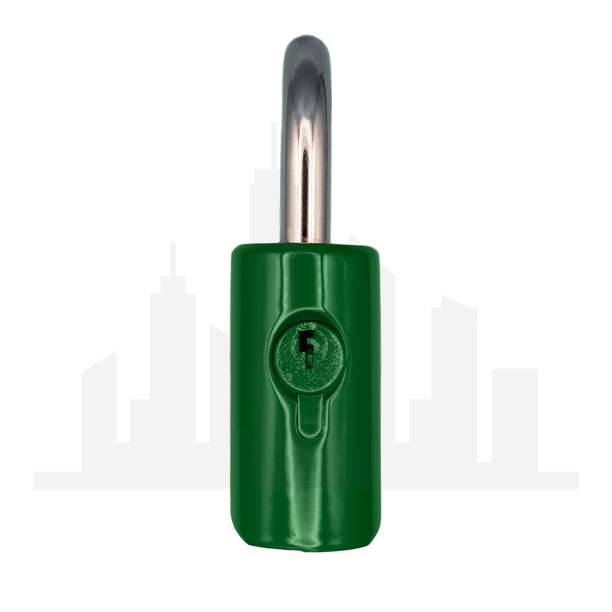 Master Lock 176 Powder Coated Green Resettable Combination Brass Padlock
