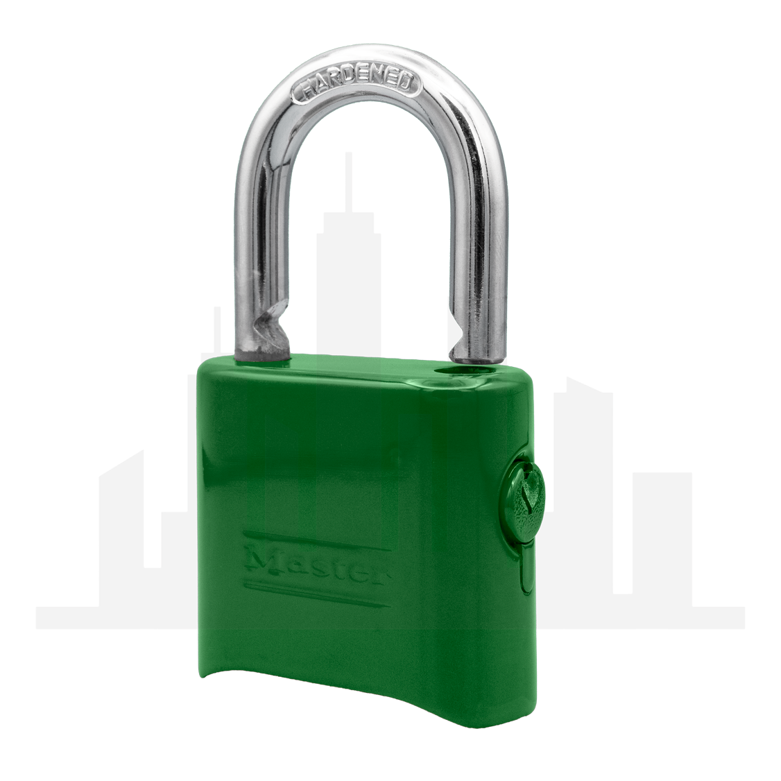 Master Lock 176 Powder Coated Green Resettable Combination Brass Padlock