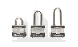 Master Lock 3 Laminated Steel Padlock 1-9/16" Wide