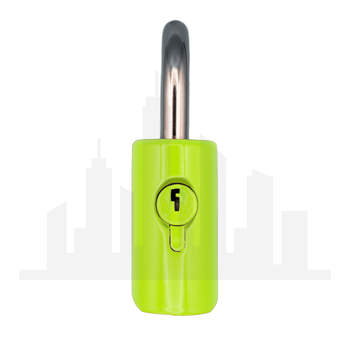 Master Lock 176 Powder Coated Keylime Resettable Combination Brass Padlock