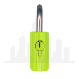 Master Lock 176 Powder Coated Keylime Resettable Combination Brass Padlock