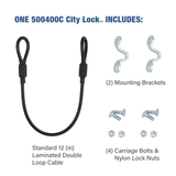 500400 City Lock™ General Security Cable Kart Lock