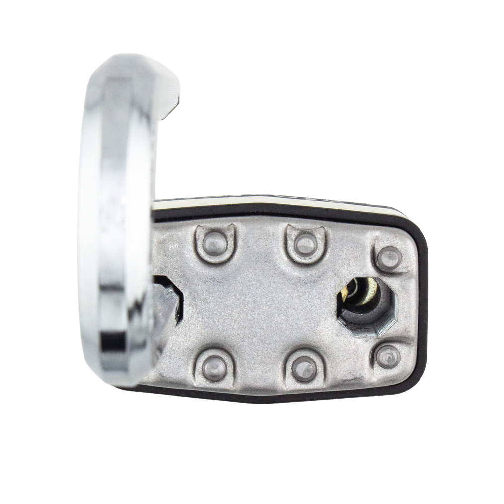 Master Lock M5 2" Wide Commercial Magnum Laminated Steel Padlock with Stainless Steel Body Cover, 1-1/2" Shackle
