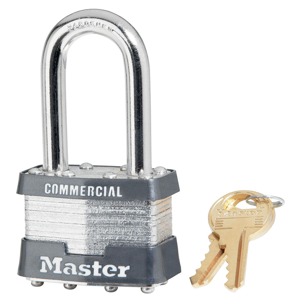 Master Lock 1 Laminated Steel Padlock 1-3/4" Wide (2730 Keyway)