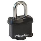 Master Lock 311 Covered Laminated Steel Padlock, Black 1-9/16" Wide