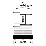 Master Lock 37 Shrouded Laminated Steel Padlock 1-9/16" Wide