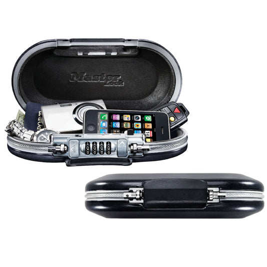 Master Lock 5900D Set Your Own Combination Portable Personal Safe; Gray-Combination-Master Lock-5900D