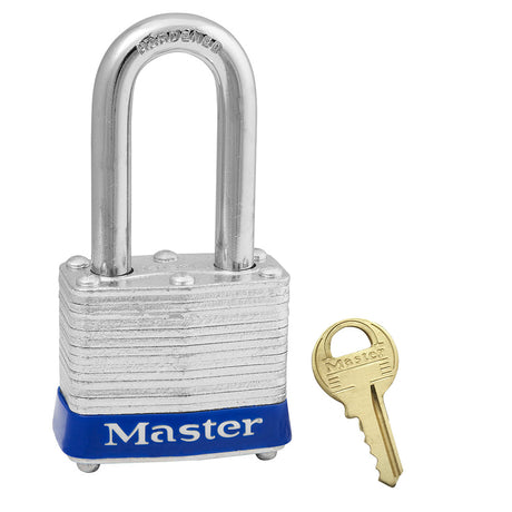 Master Lock 3 Laminated Steel Padlock 1-9/16" Wide