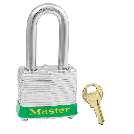 Master Lock 3 Laminated Steel Padlock 1-9/16" Wide
