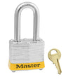Master Lock 3 Laminated Steel Padlock 1-9/16" Wide